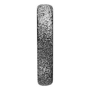 Christina Collect 925 sterling silver Diamond Dust Black rhodium-plated narrow ring with glittering surface, model 650-B37